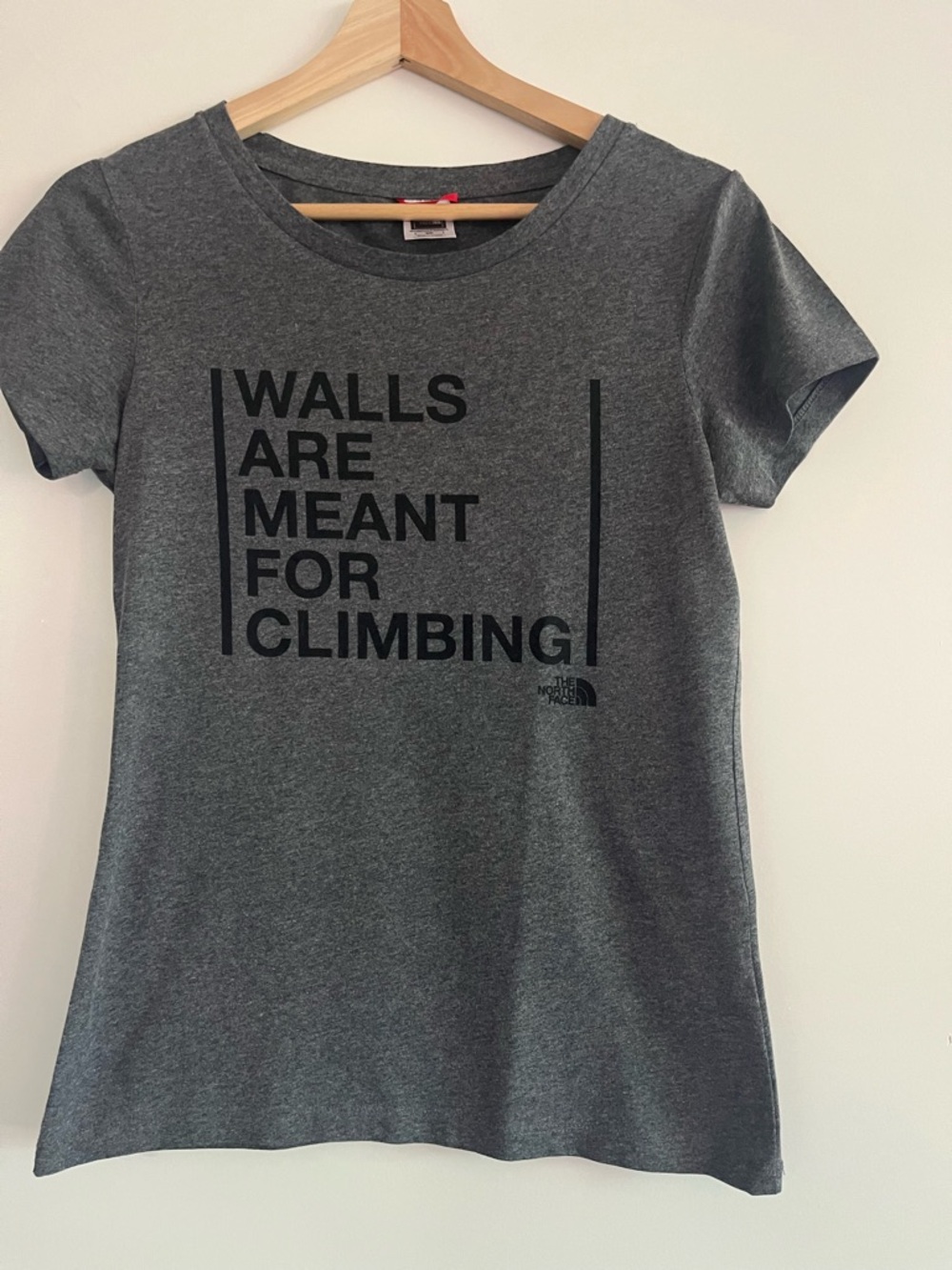 The North Face Grey Women's Logo Tee with Red Tag